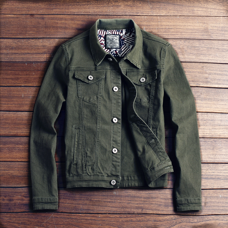 Green Denim Jacket Men - Best Price in 