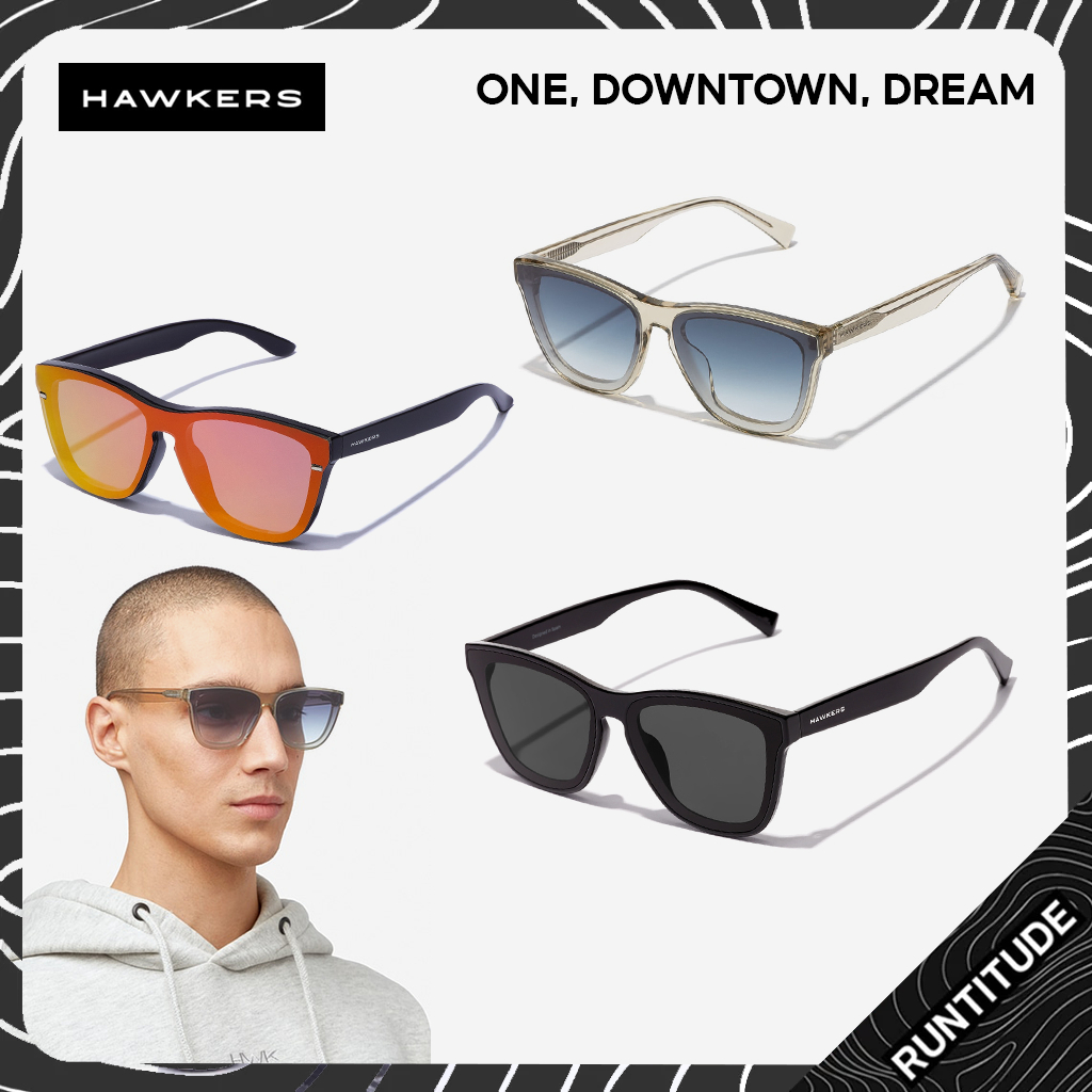 HAWKERS รุ่น ONE & One Downtown & Dream แว่นกันแดดยูนิเซ็กซ์ ดีไซน์ทันสมัย ราคา 1,136 บาท*ส่งฟรี