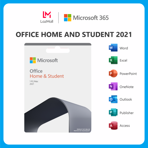 Bảng giá Phần mềm Microsoft Office Home & Student 2021 |Dùng vĩnh viễn| Dành cho 1 người, 1 thiết bị | Chuyển được máy tính khác Phong Vũ