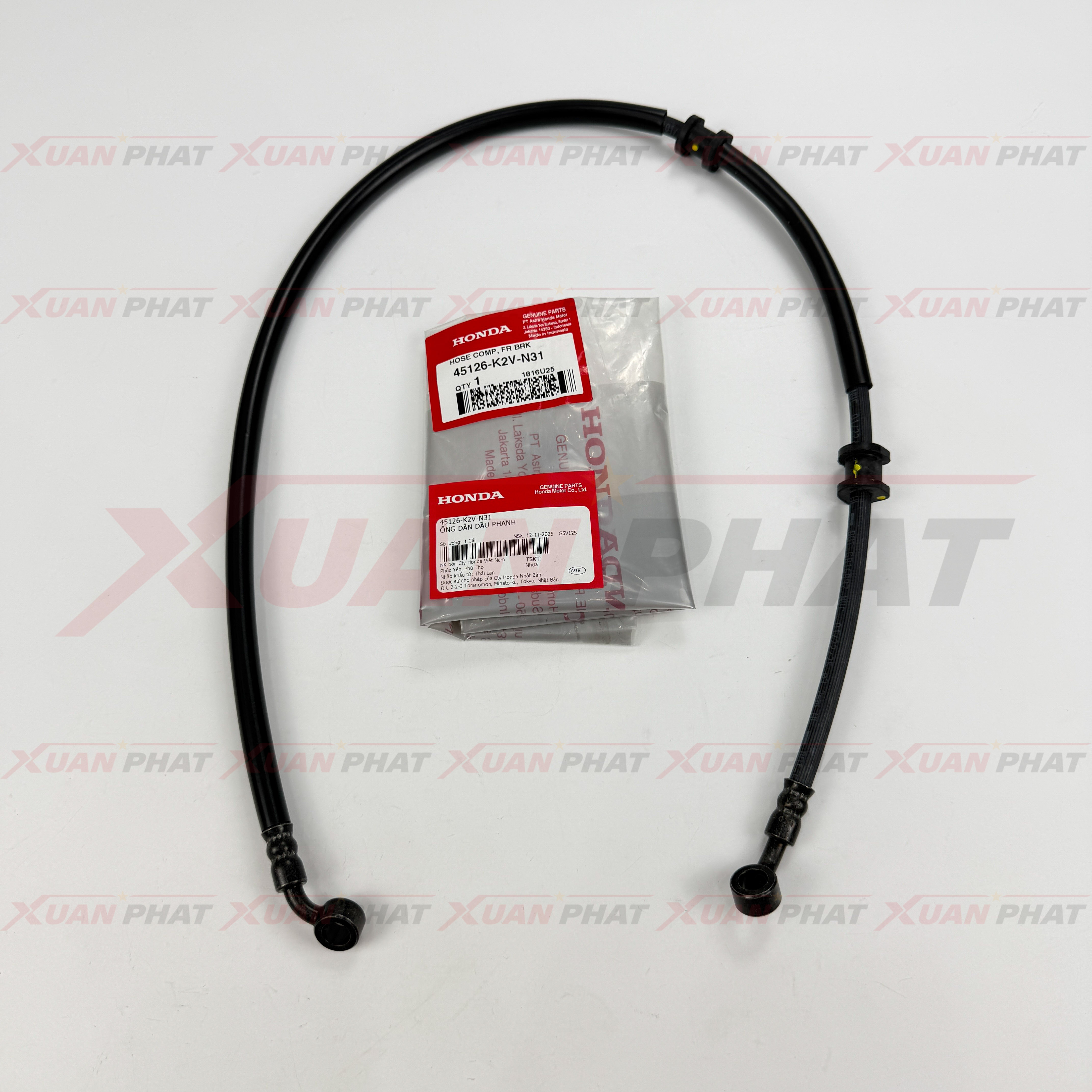 Dây dầu thắng trước Vario 125 2023 chính hãng, Ống dẫn dầu phanh vario 125 K2V 2024 2025 - 45126K2VN31