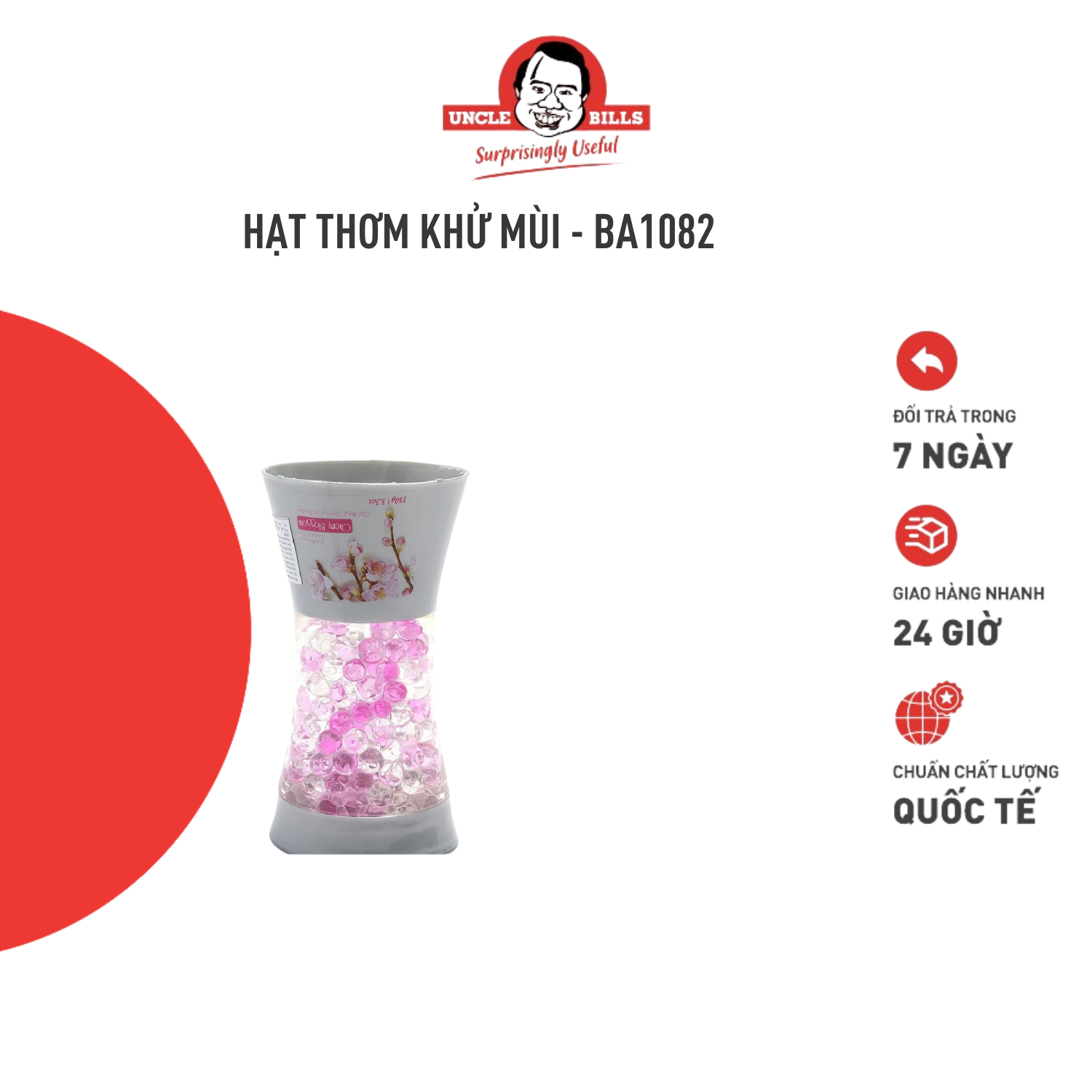 Hạt thơm khử mùi hương hoa uncle bills ba1082