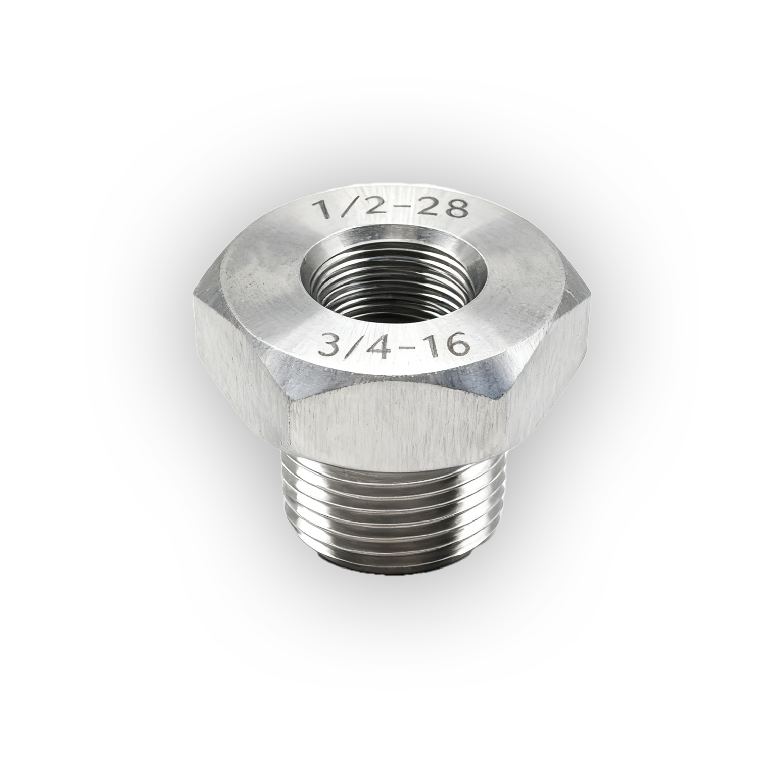 Bộ chuyển đổi lọc dầu ô tô bằng thép không gỉ 1/2-28 đến 3/4-16