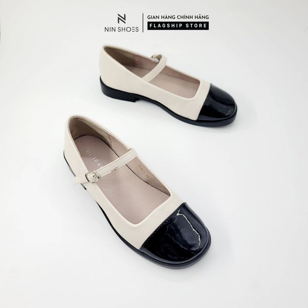 Giày bệt nữ Ninshoes mary jane phong cách hàn quốc êm chân