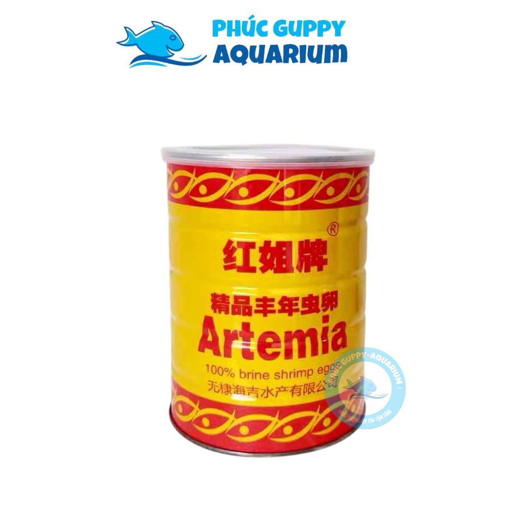 Trứng artemia lon vàng - thức ăn cho cá con và cá bột