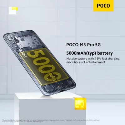 POCO M3 PRO 5G 4GB+64GB/6GB+128GB Global Version (In 1 year Warranty)