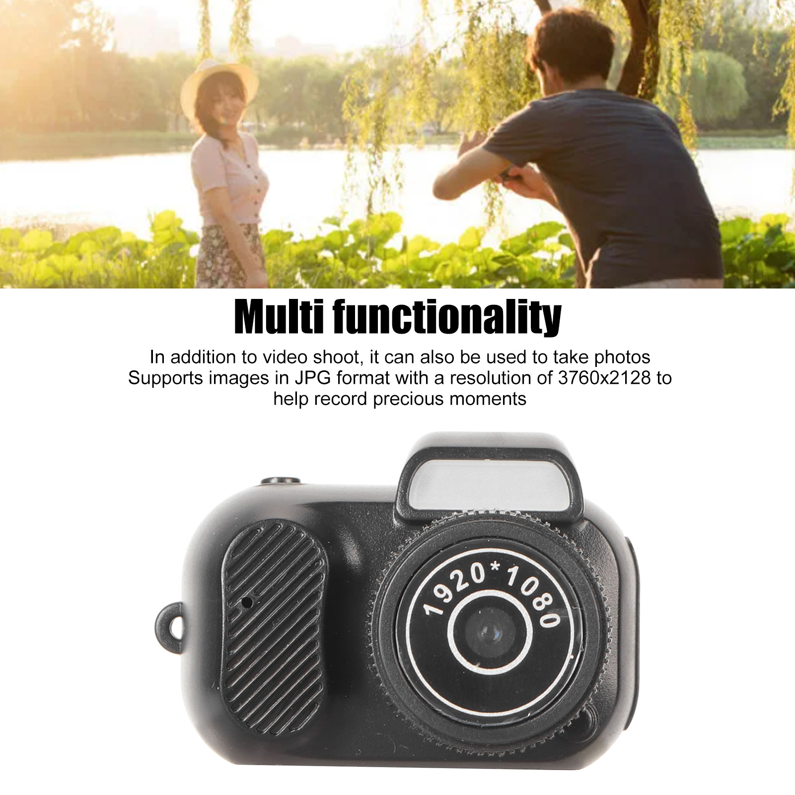 Eacam Thể Thao DV Độ nét cao Máy ảnh Mini 1080P máy ảnh kỹ thuật số nhỏ gọn Với 0.96Inch Hiển Thị Di Động Máy quay phim mini Cho Ngoài Trời phong cách cổ điển