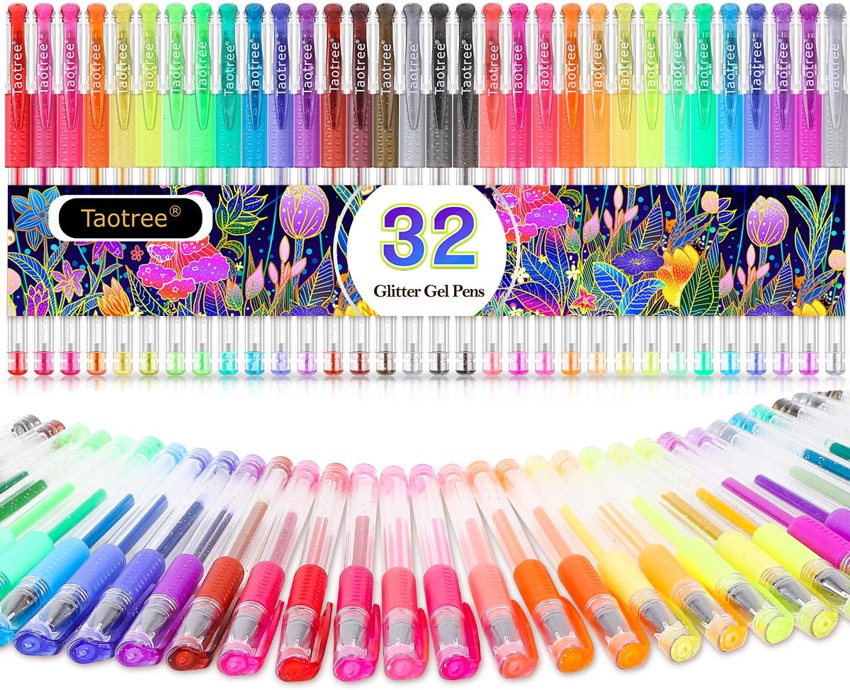 5Pcs Magic Glitter Marker Pen Bright Sparkling Color Drawing