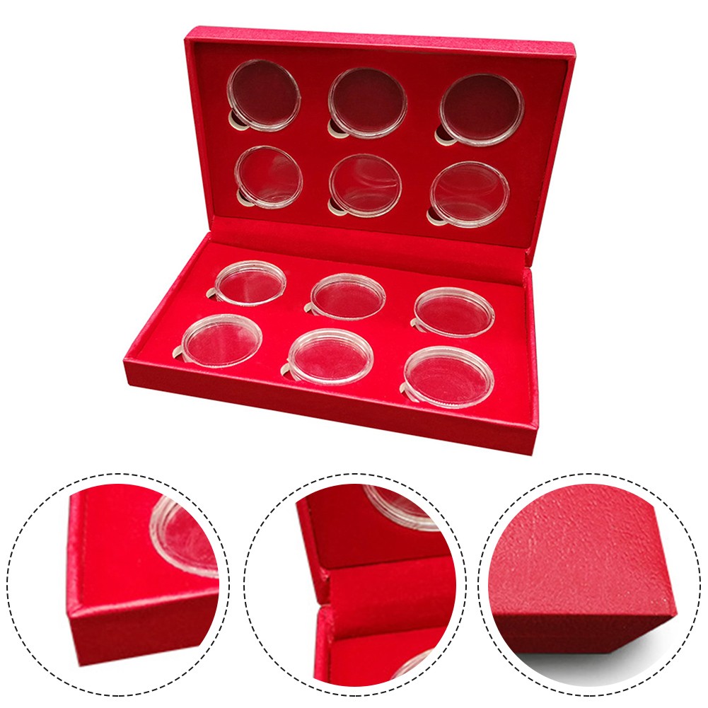 【Beautyer】 hộp đựng tiền xu nhỏ gọn cao hộp đựng hình hộp vuông bảo vệ độ trong cao Cá Tuyết