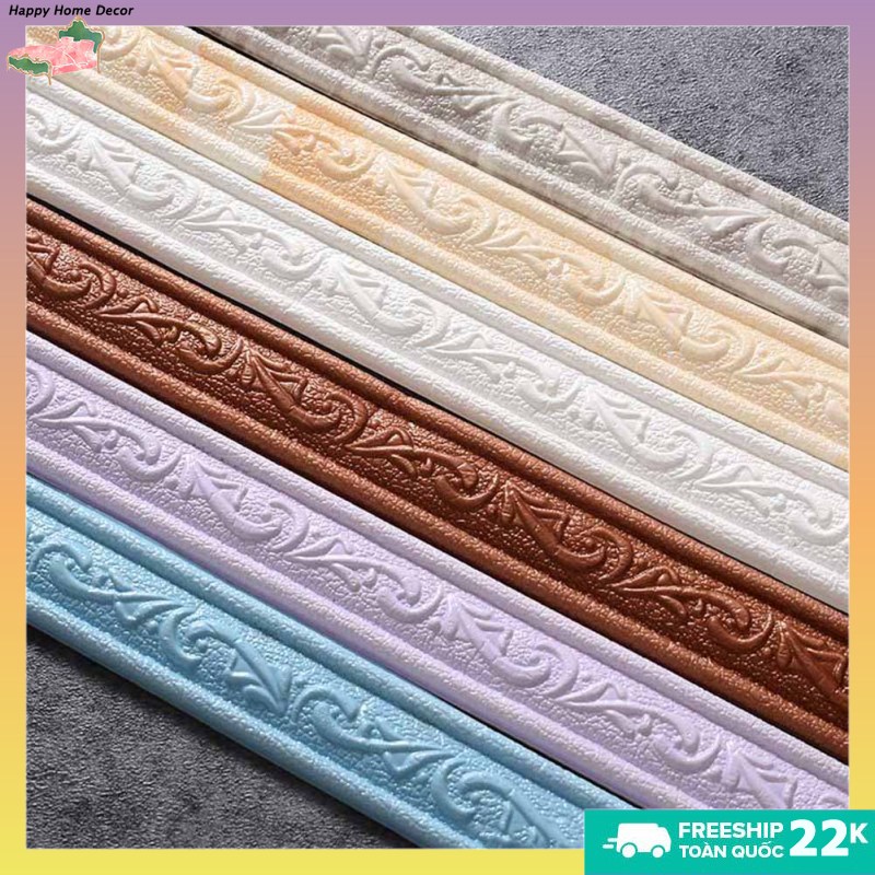 ⚡⚡2.3m góc eo dòng Sticker chống va chạm tự tấm dán tường cho trang trí tường phía sau TV Trần