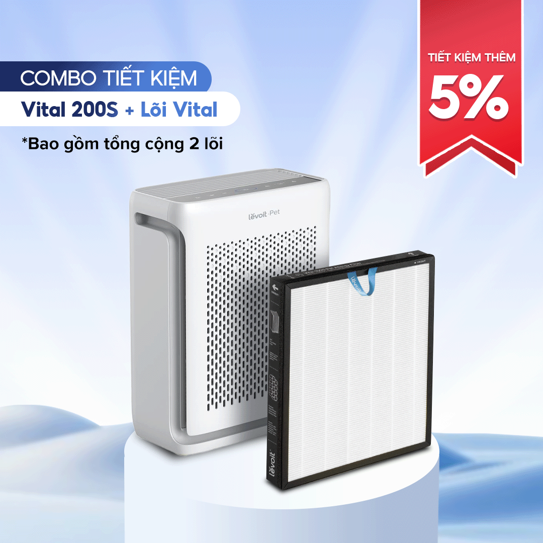 Máy Lọc Không Khí Levoit Vital 200S - Thiết Bị Tạo Môi Trường Sạch Cho Gia Đình