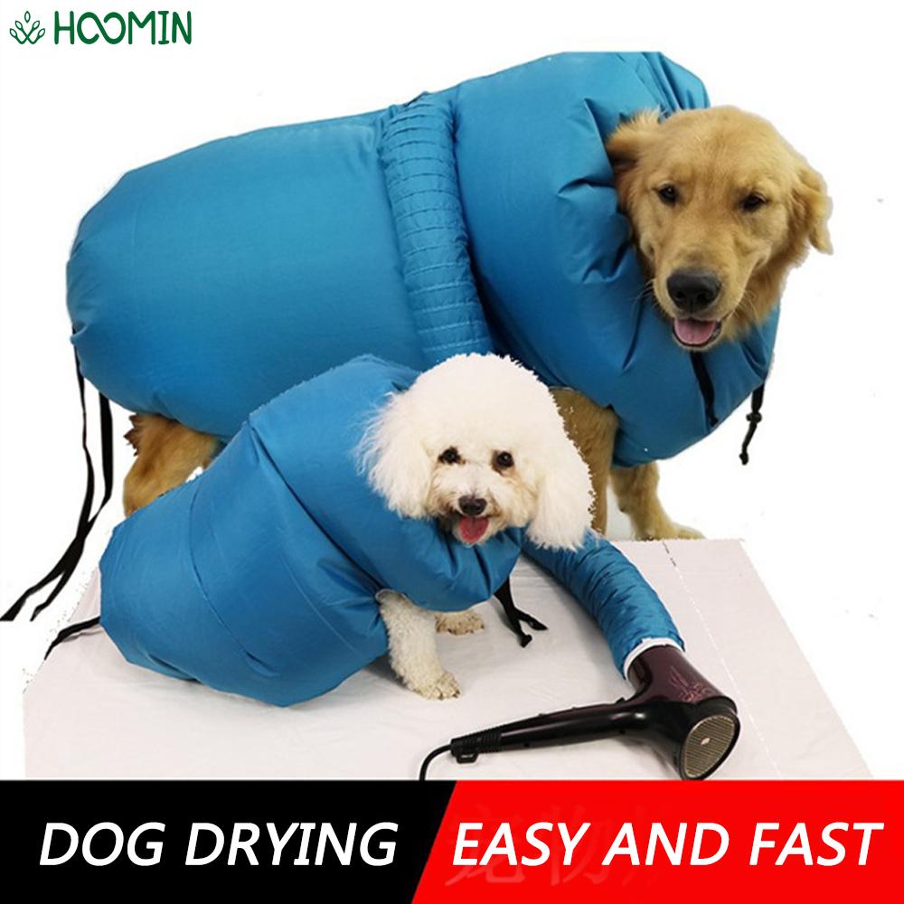 【Sleek】 Folding Dogs Hair Dryer Blow Bag Pet Dry bag Grooming Bag Portable Pet Drying Bag Quik Dryin