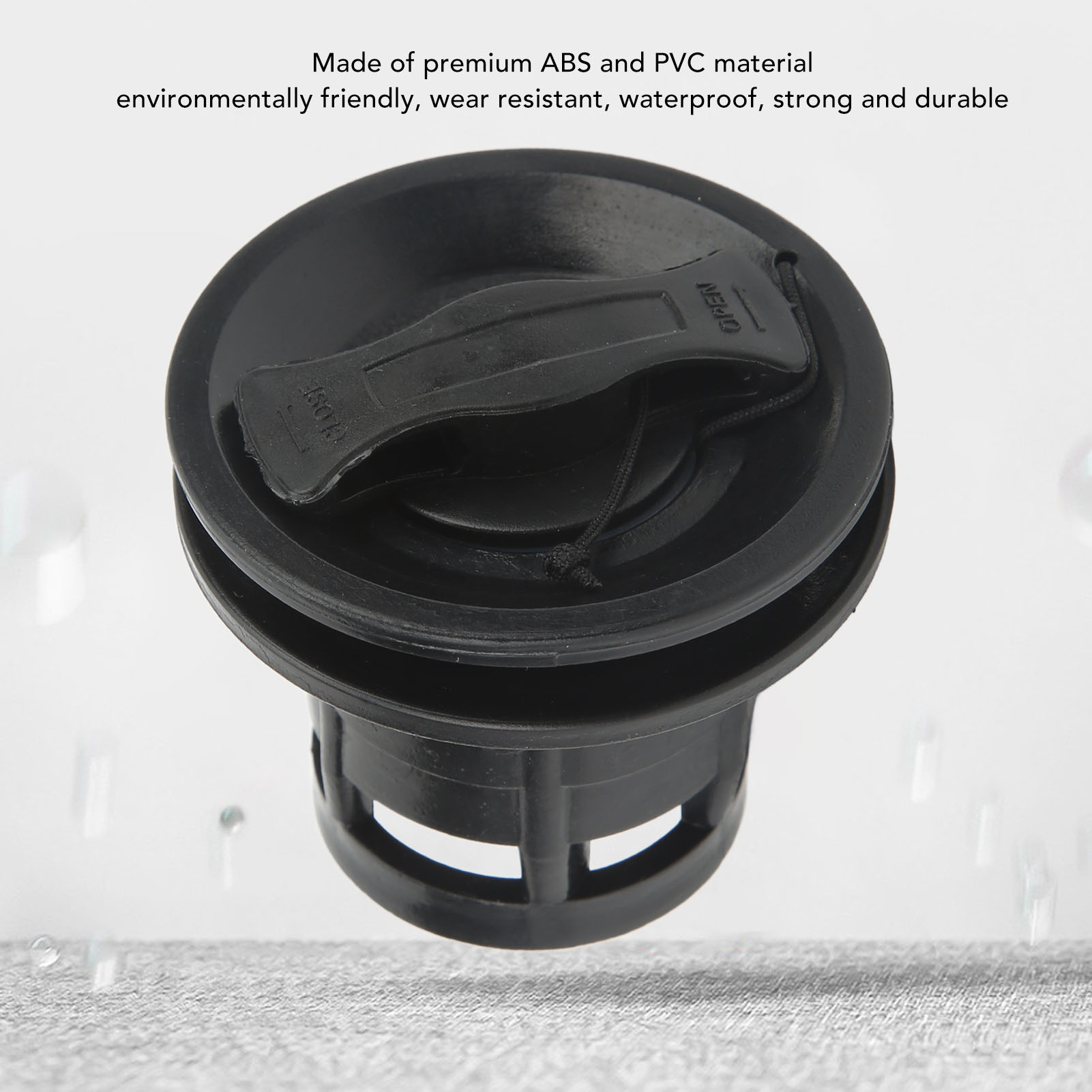 Bè bơm hơi Van cấp nước thân thiện với môi trường leakproof thuyền van khí chống thấm nước màu đen cho Kayak cho xuồng