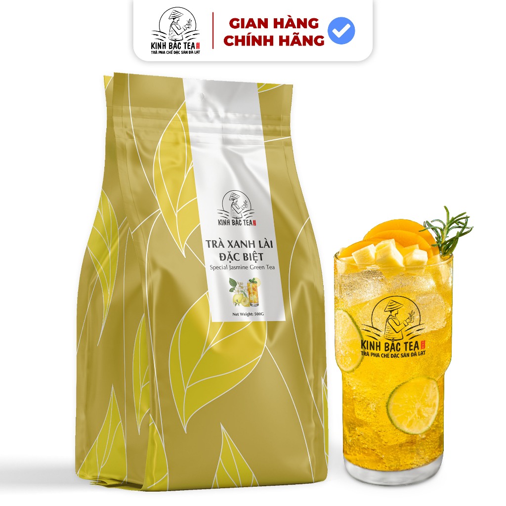 Trà xanh lài kinh bắc đặc biệt bịch 500g