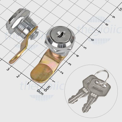 MS402 Khoá Tủ Điện Hợp Kim Kẽm 16mm Kèm 2 Chìa Khóa