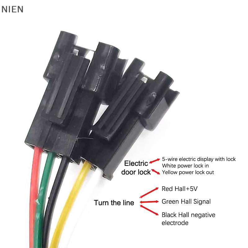 🎄【Special price】NIEN Ebike Đầy Đủ Twist Throttle Grip Với Pin Meter Tương Thích Với Ridstar Q20 Q20Lite Q20Pro H20 H26Pro H20 Pro Xe Đạp Điện 48