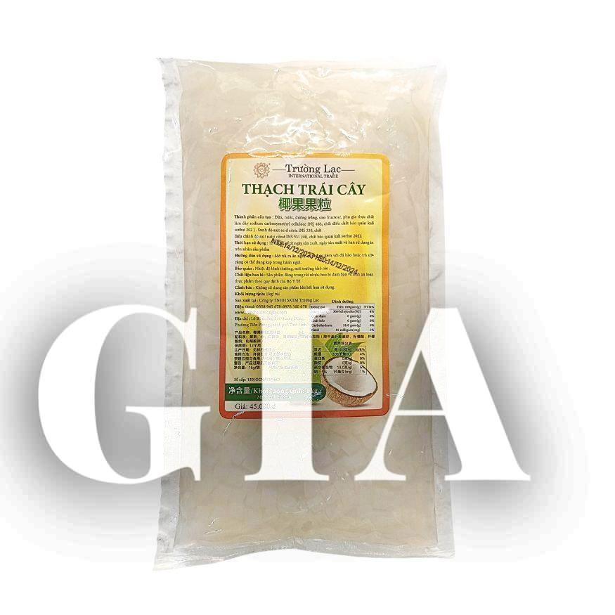 Thạch dừa Trường Lạc hạt nhỏ bịch 1kg