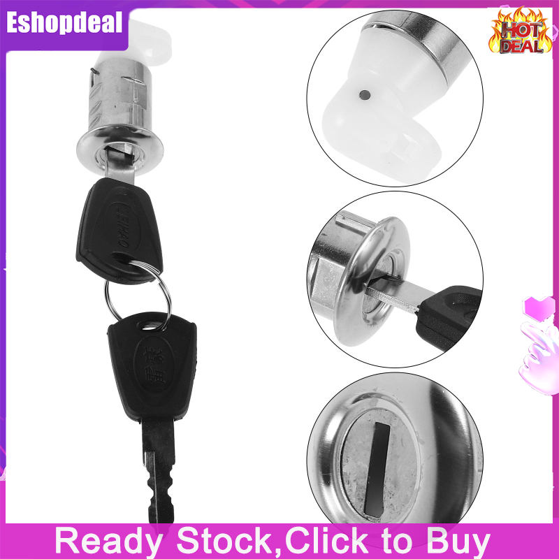 Eshopdeal Khóa xe máy Khóa phím ghế Khóa xe máy hạng nặng Khóa ghế xe máy Khóa ghế xe máy Xi lanh khóa xe máy Khóa phím xe máy cho xe máy điện