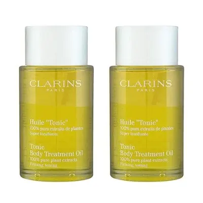 2 x Clarins Body Treatment Oil (Firming & Toning) 3.4oz, 100ml - intl