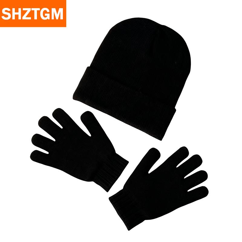[COD] SHZTGM หมวกถักนิตติ้งและถุงมือพร้อมวัสดุอะคริลิคประดับพลอยเทียมชุดสองชิ้นแฟชั่นที่อบอุ่นฤดูหนาวฤดูใบไม้ร่วง ราคา 173 บาท*ส่งฟรี