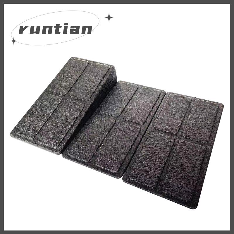 runtian 3pcs Squat Wedge khối có thể điều chỉnh không trượt Squat đoạn đường nối Deadlift nêm bê cáng nghiêng Hội Đồng Quản trị sức mạnh cho ngồi xổm Deadlift
