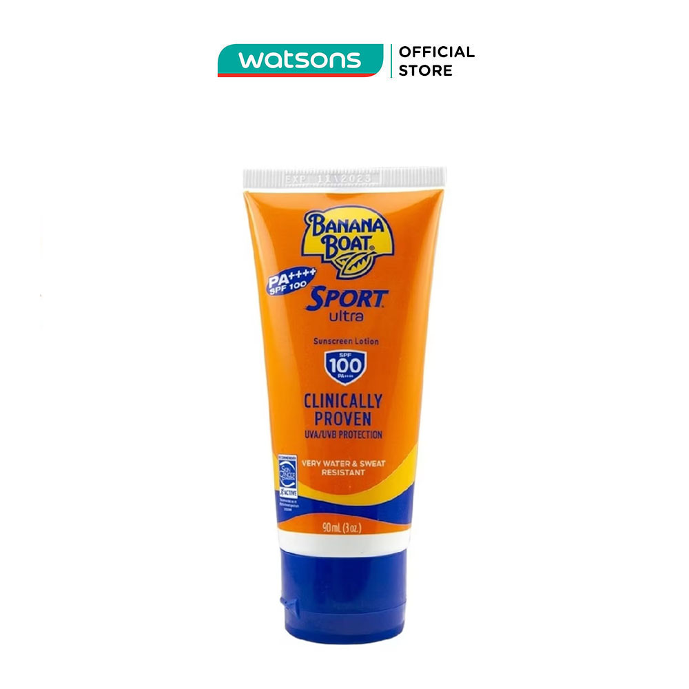 Kem Chống Nắng Banana Boat Sport Sunscreen Lotion SPF100 PA++++ 90ml