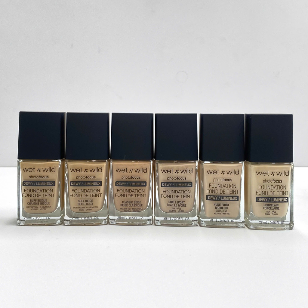 [Dewy] Kem Nền Wet N Wild Finish Căng Bóng Photo Focus Dewy Foundation 28ml
