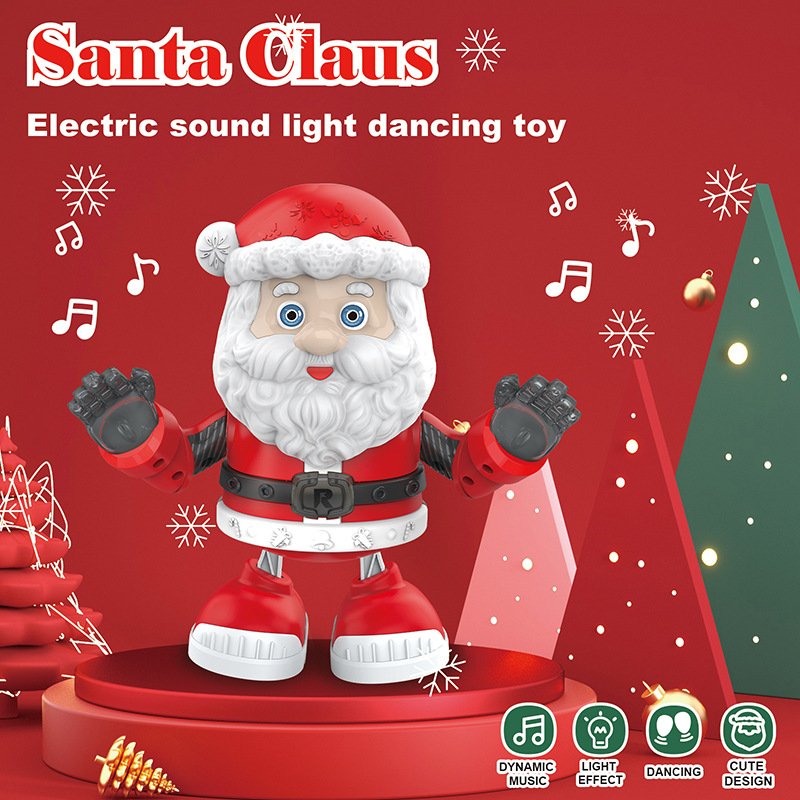 Đồ chơi Giáng sinh Ông già Noel Nhảy Múa cho trẻ em, Đồ trang trí Giáng sinh, Đồ chơi ông già Noen