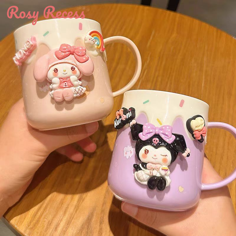Hồng hốc dễ thương Sanrio nhân vật Bàn Chải Đánh Răng Ly cho trẻ em với vui vẻ 3D thiết kế