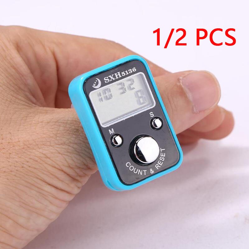 Mini ngón tay hàng truy cập máy đo điện tử LCD kỹ thuật số máy kiểm đếm điểm đánh dấu và hàng ngón tay Đếm hẹn giờ bóng đá Golf truy cập