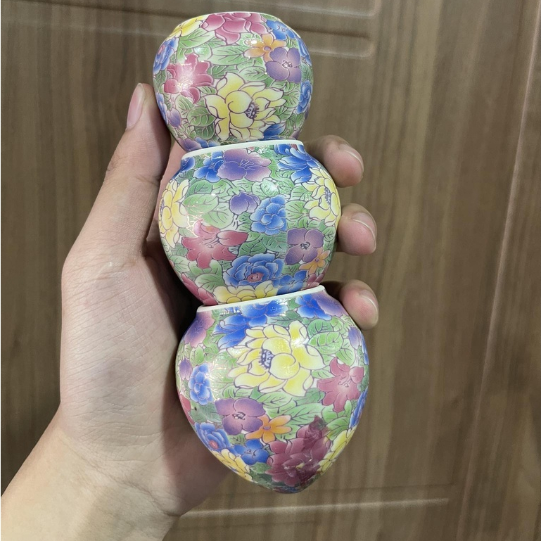 Cóng sứ đựng thức ăn cho chim họa mi , khướu hàng bách hoa gắn sẵn tai