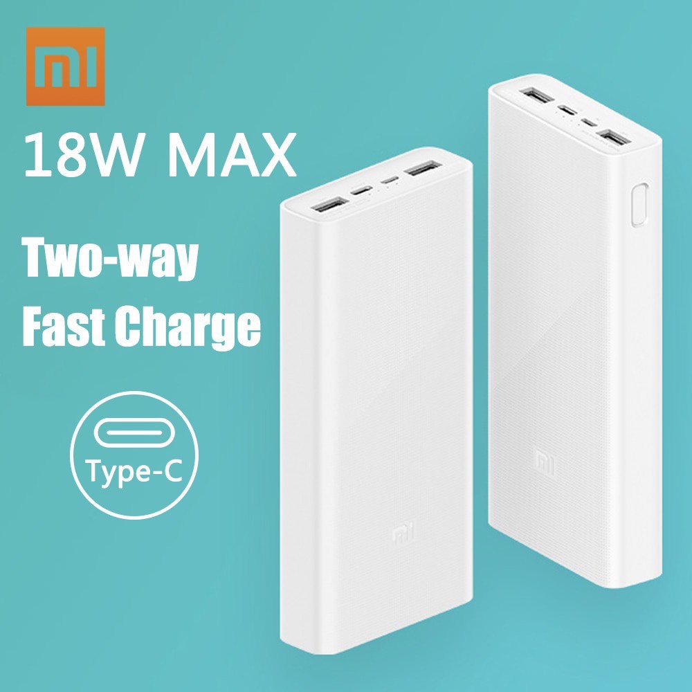  Pin sạc dự phòng Xiaomi Gen 3 20000mAh 18W - Pin dự phòng Xiaomi 20000 mAh 18W-Cổng Type-C sạc 2 chiều 
