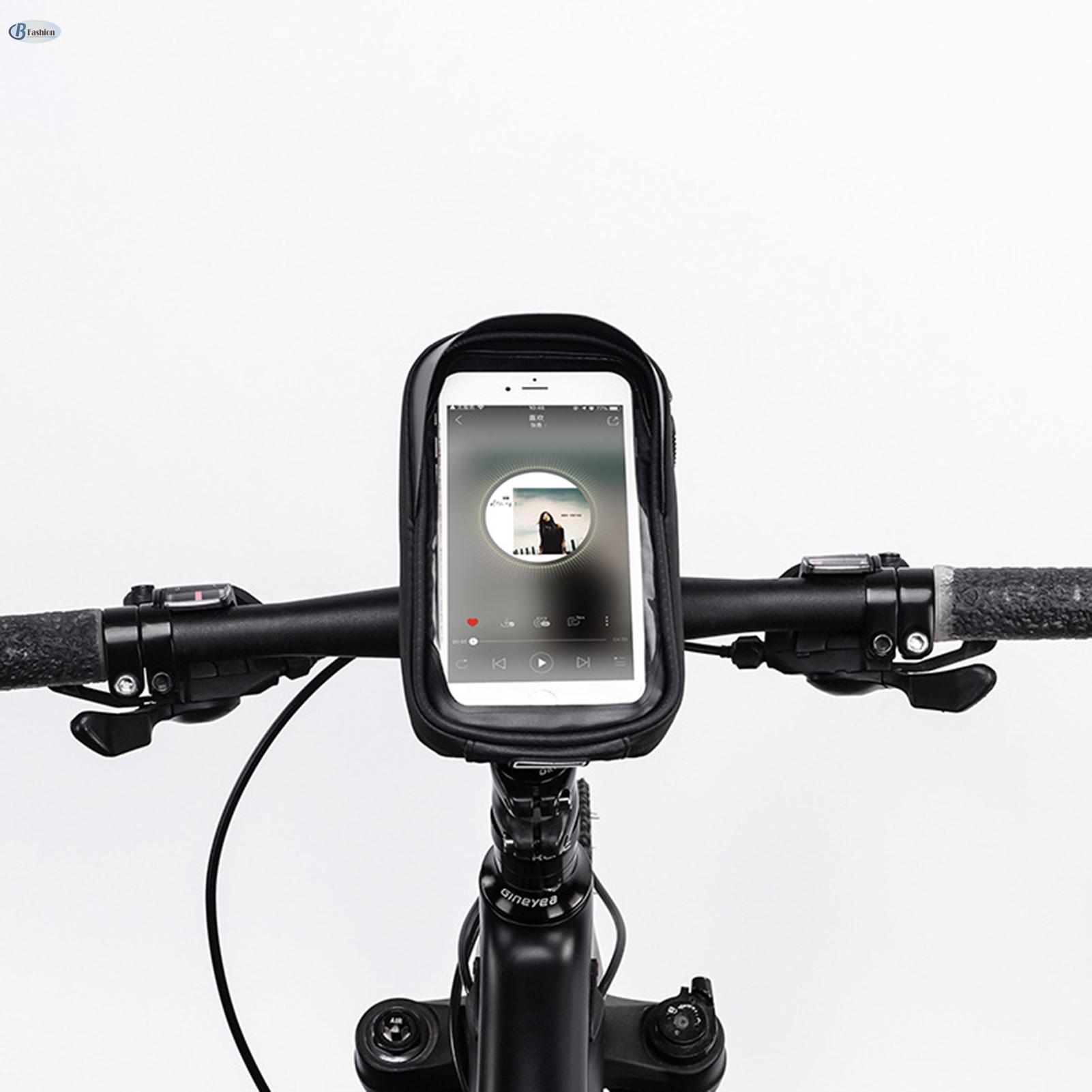 B-F Bicycle Phone Mount Bag Mountain Bicycle Touch Screen Cell Phone Holder for Road Bicycles Riding Accessories BF-MY ราคา 224 บาท*ส่งฟรี