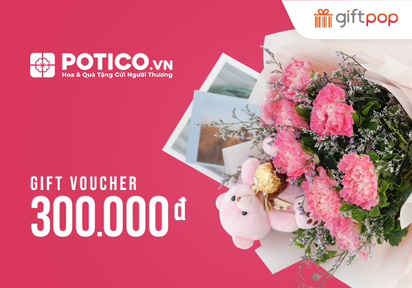 Phiếu quà tặng Potico.vn 300k