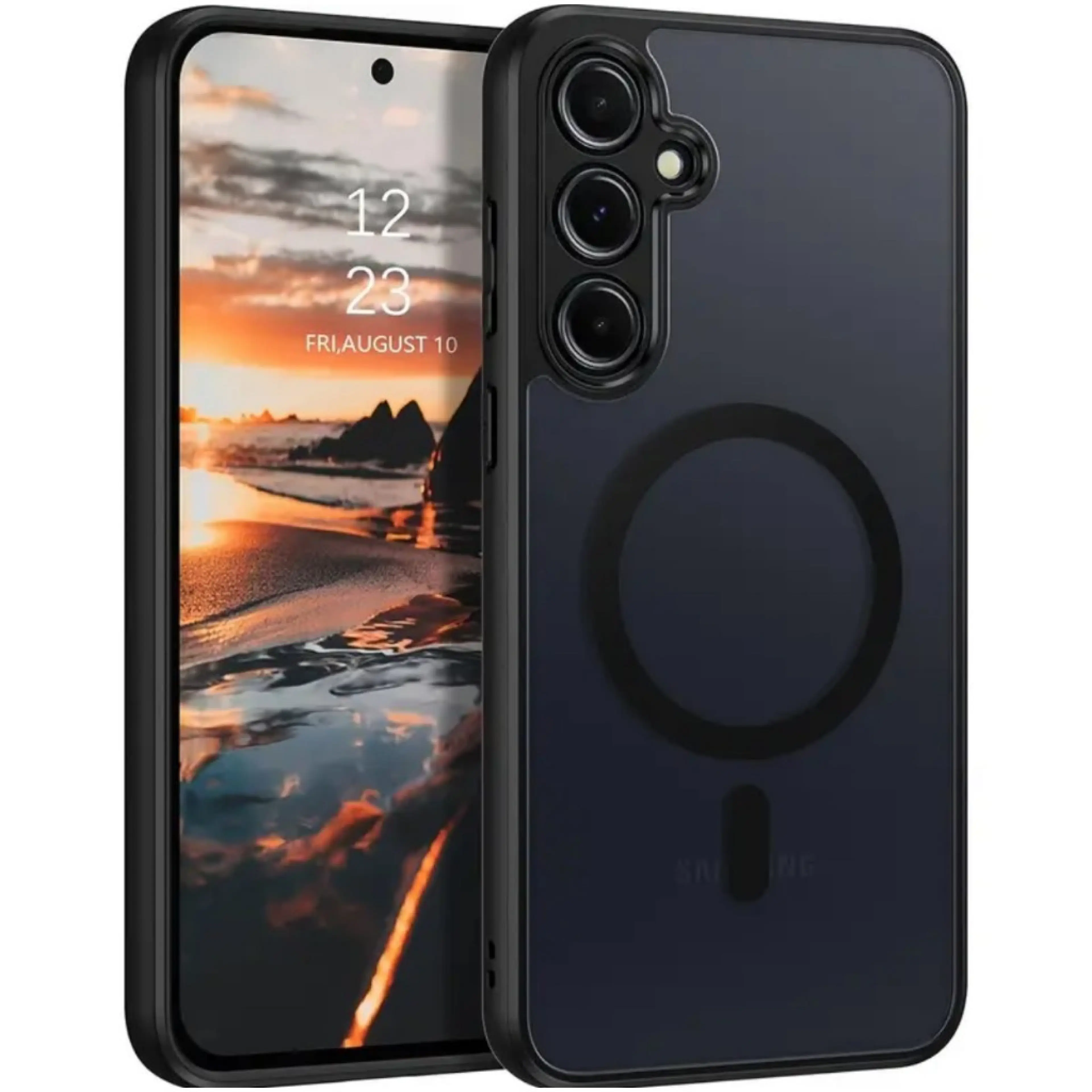 Case For Samsung Galalxy มีทุกรุ่น A07 4G 5G A17 A27 A37 A57 S26 S25 S24 Ultra เคส ผิวด้าน แม่เหล็ก ชาร์จได้ ไร้สาย 016