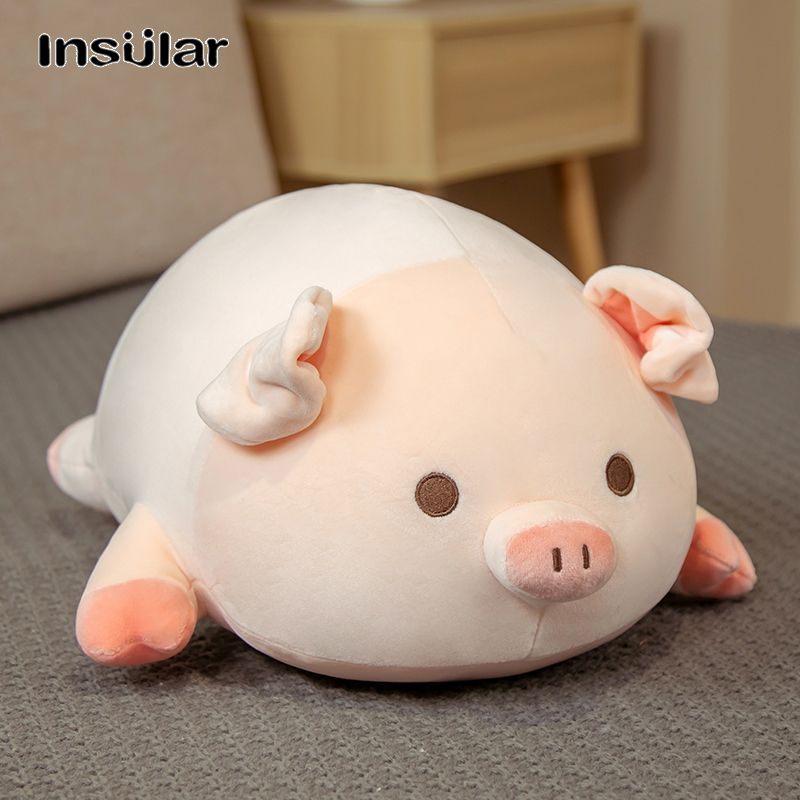 Insular dễ thương lợn Thú Nhồi Bông Thú nhồi bông mềm gối để ngủ và ôm, món quà hoàn hảo cho cô ấy