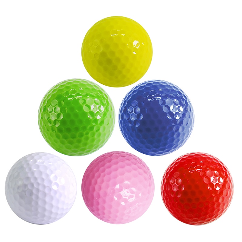 Practice Golf Balls 6 Color New Ball For Golfer Gift Golf Accessories Ads