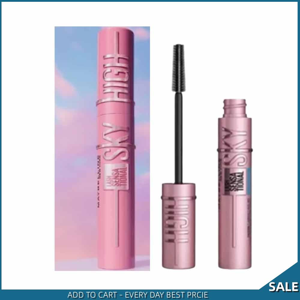Maybelline Lash Sensational SKY HIGH MASCARA Long Lash Lengthening black Makeup Brushes Sets