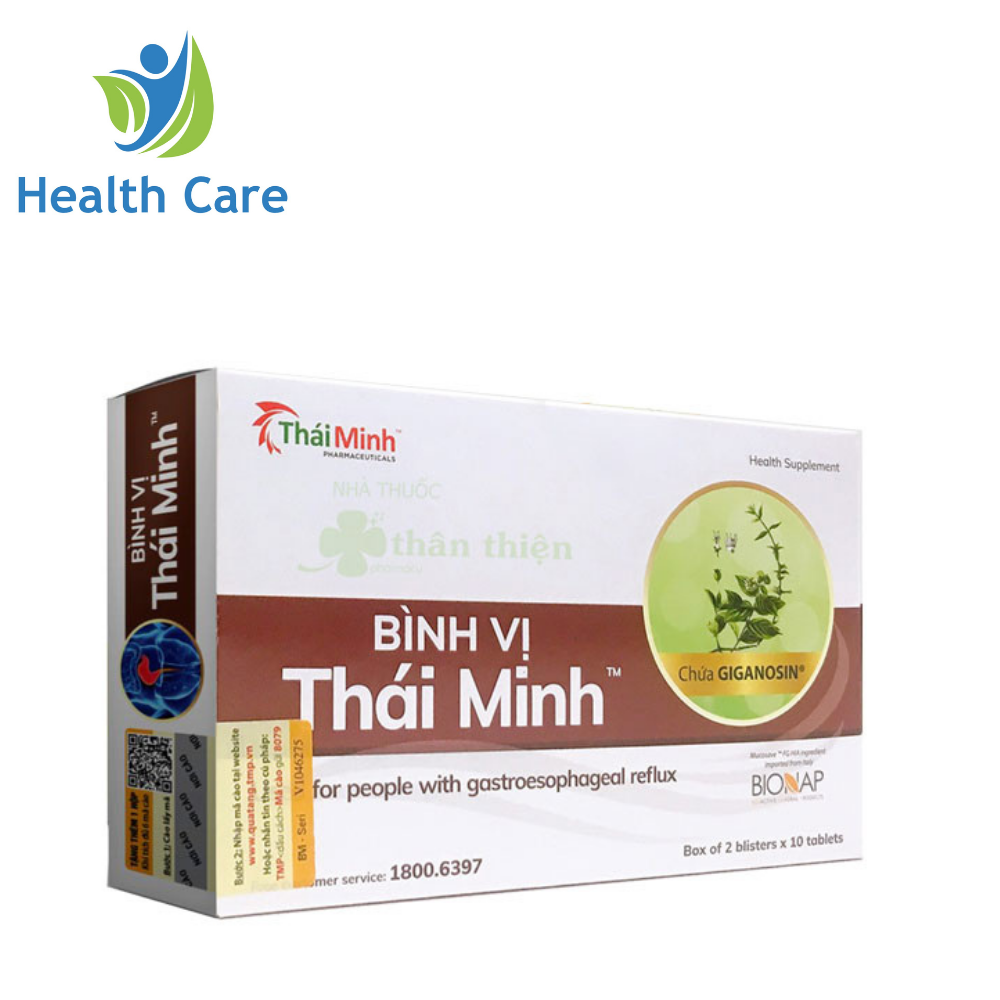 Bình Vị Thái Minh - hỗ trợ giảm đau dạ dày từ thảo dược
