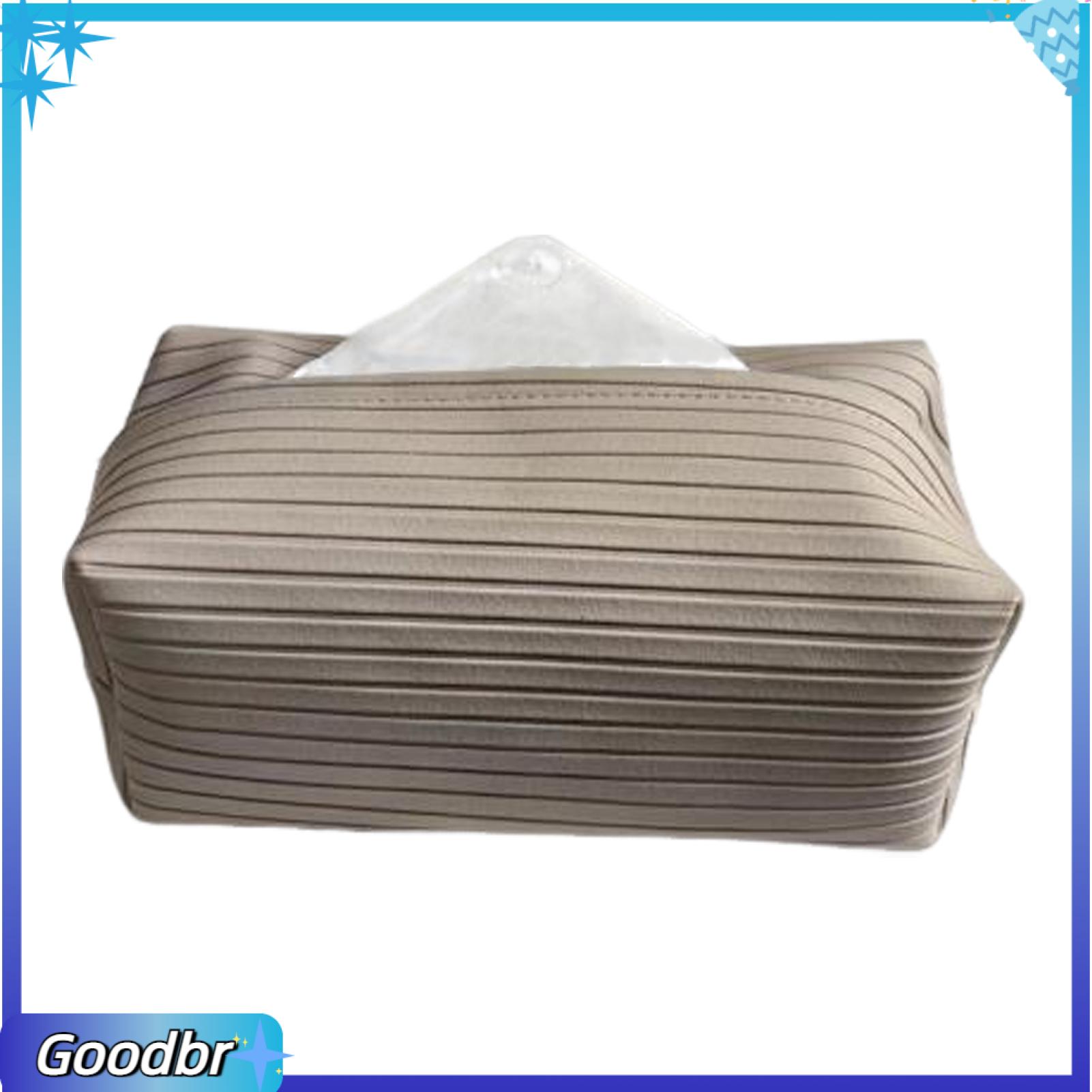 Goodbro mô lưu trữ trường hợp hộp đựng khăn giấy dung tích lớn khăn giấy hình chữ nhật hộp bìa trang trí bàn ăn cho dễ dàng nạp hoàn hảo cho ngôi nhà