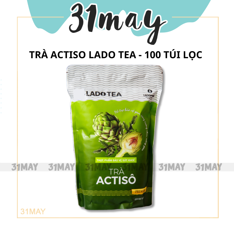 Trà Actiso Lado Tea Giúp Thanh Nhiệt Giải Độc Gan Gói 100 Túi Lọc Chính Hãng Giá Sỉ