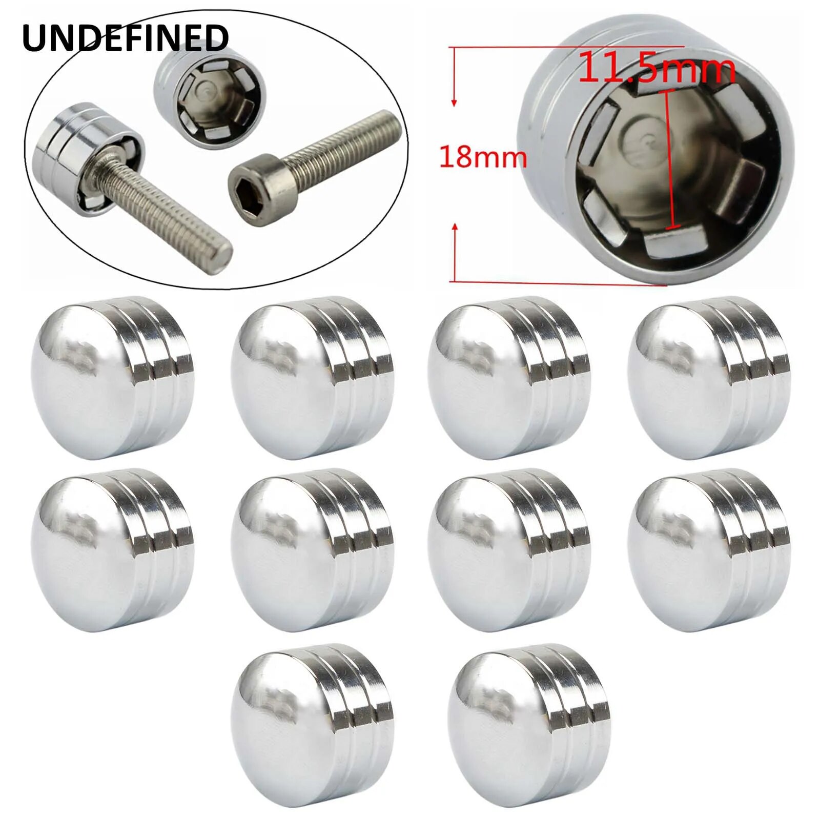 【Worth-Buy】 Có Giá Trị Xe Máy nút bọc bu lông Schrauben Topper Bìa nhôm CNC Cho Harley Sportster Touring Dyna Softail hai trục cam Chrome