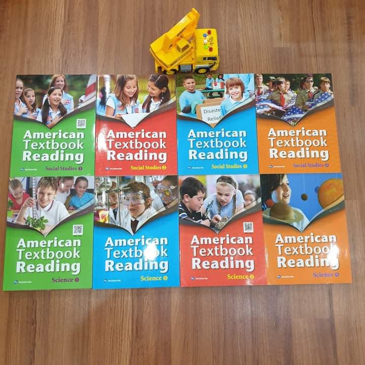 Bộ đẹp 8q - Full Colours - AMERICAN TEXTBOOK READING - Science and Social Studies + Video