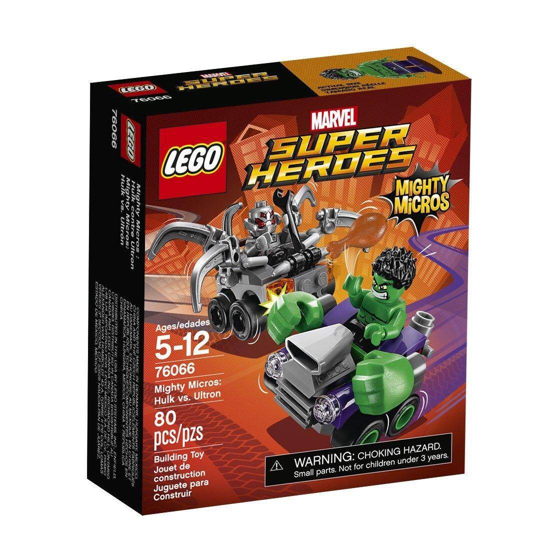 LEGO® 76066 Super Heroes Mighty Micros: Hulk vs. Ultron  80pcs 5+ Đồ Chơi Lắp Ráp lego