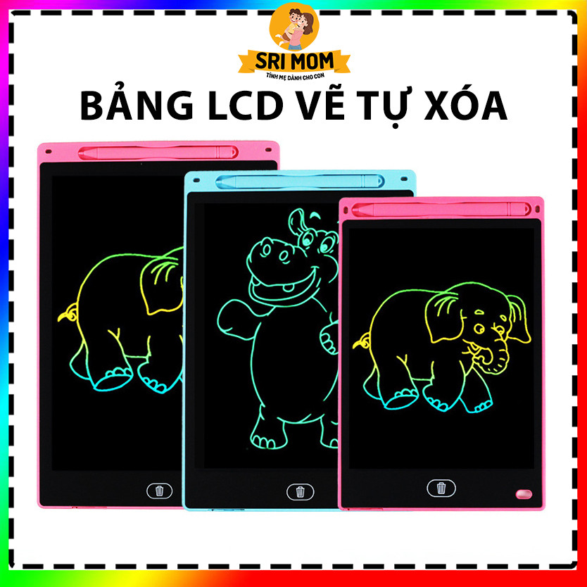 Bảng LCD Viết Tự Xóa, Bảng Vẽ Điện Tử Thông Minh Tự Động Xóa - Thúc Đẩy Tư Duy Sáng Tạo Cho Bé, Đồ Chơi Giáo Dục Cho Bé