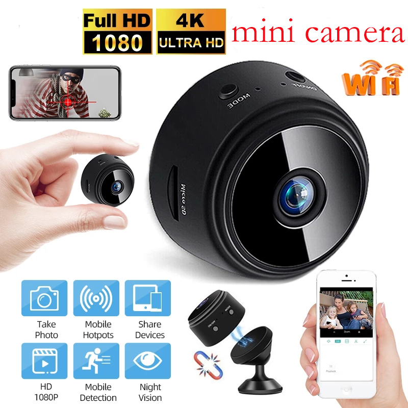 Camera Mini Phiên Bản Ban Đêm Camera IP 1080P HD Camera Micro Camera Mini