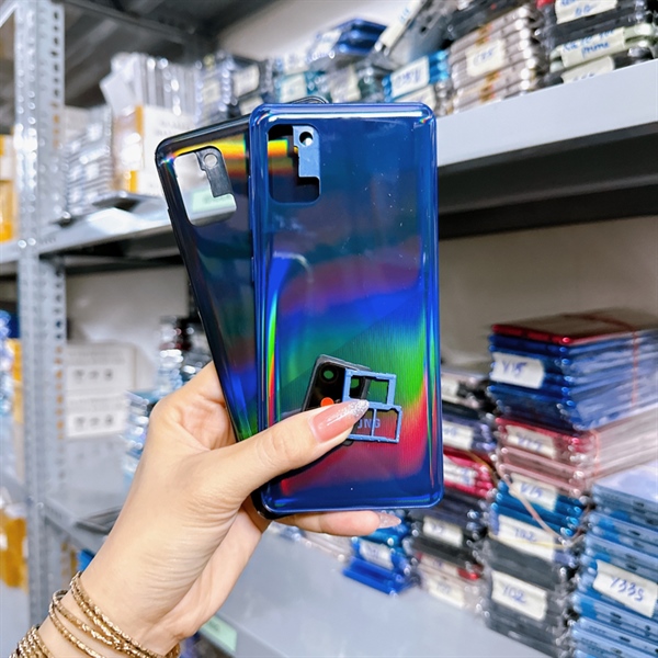 Bộ vỏ Samsung A31 ( không sườn ) zin mấu máy chuẩn, hàng như hình.