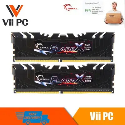 G.SKILL Flare X (for AMD) 16GB (2 x 8GB) 288-Pin DDR4 SDRAM DDR4 3200 (PC4 25600) Desktop Memory Model F4-3200C16D-16GFX