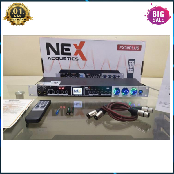 Vang Cơ Nex FX30 Plus - Vang Cơ Karaoke Chống Hú Cổng Sub Riêng Biệt - Kết Nối Bluetooth 5.0, Cổng Quang Optical, USB...