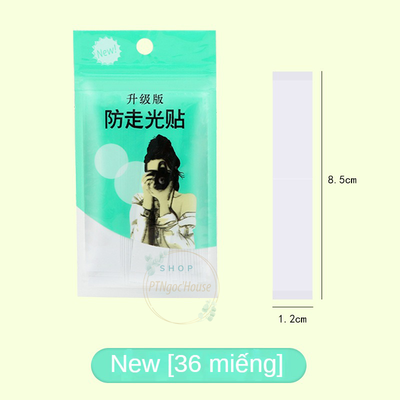 Miếng Dán Cố Định Quần Áo Chống Hở Mép Áo Mép Váy Siêu Mỏng Túi 36 Miếng