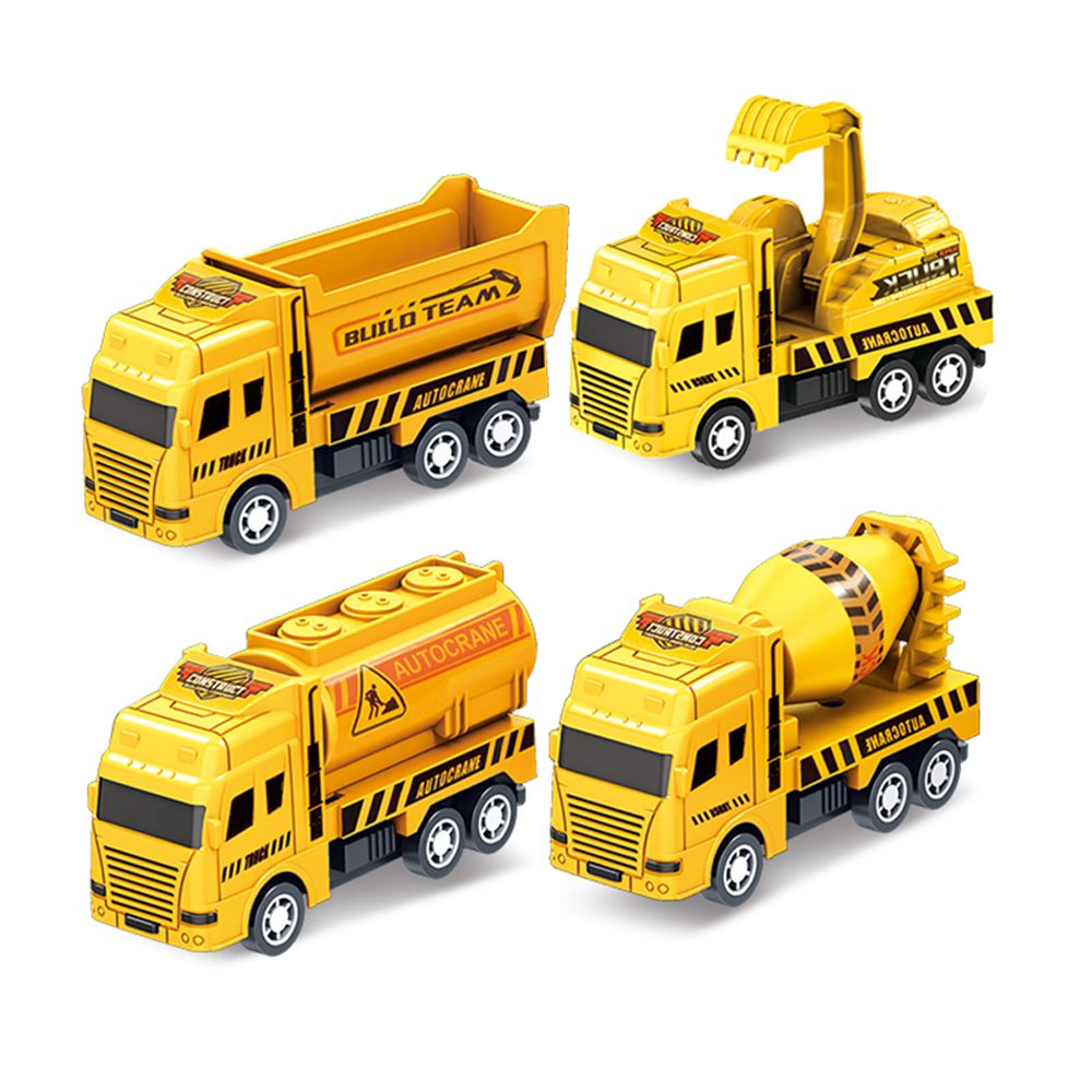 ADDIER Cổ điển Kéo Câu Đố Món Quà sinh nhật Quà Tặng Kéo Xe Xây dựng Máy Xúc One-Push Hoạt Động and Go Kỹ thuật Đồ Chơi Xe Tàu Sân Bay Ma sát Powered Xe Đồ Chơi Kỹ thuật Xe Đồ Chơi Thành Phố Vệ Sinh Môi Trường Đồ Chơi Xe ô tô - 2